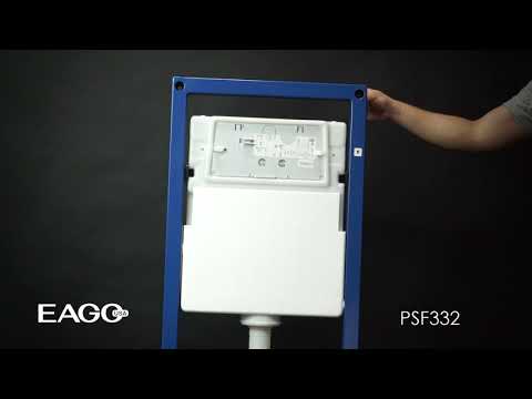 EAGO PSF332 In Wall Tank & Carrier for Wall Mounted Toilets