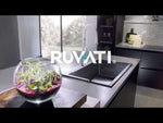 Ruvati 34 inch epiGranite Topmount Workstation Ledge Granite Composite Kitchen Sink - Silver Gray - RVG1350GR