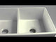 ALFI brand AB537-W White 32" Fluted Apron Double Bowl Fireclay Farmhouse Kitchen Sink