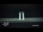 ALFI brand ABLD36C 36" Modern Stainless Steel Linear Shower Drain with Groove Holes