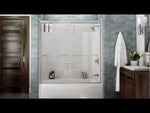 MAAX 134571-900-084-000 Kameleon 43-47 x 71 in. 8 mm Bypass Shower Door for Alcove Installation with Clear glass in Chrome