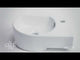 ALFI brand ABC119 White 16" Small Wall Mounted Ceramic Sink with Faucet Hole
