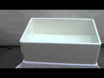 ALFI brand AB510-W White 30" Contemporary Smooth Apron Fireclay Farmhouse Kitchen Sink