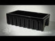 ALFI brand AB3318HS-BG Black Gloss 33" x 18" Reversible Fluted / Smooth Fireclay Farm Sink