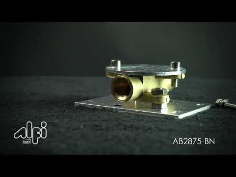 ALFI brand AB2875-BN Brushed Nickel Free Standing Floor Mounted Bath Tub Filler