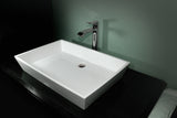 Hydro Systems PRI3915SSS-ALM PRISM 39X15 SOLID SURFACE SINK - ALMOND