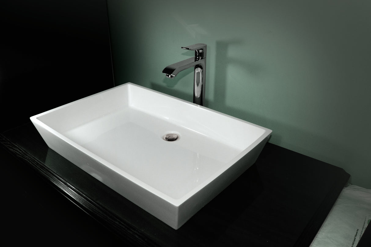 Hydro Systems PRI2215SSS-BIS PRISM 22X15 SOLID SURFACE SINK - BISCUIT