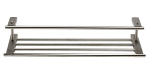 ALFI brand AB9564-BN Brushed Nickel 26 inch Towel Bar & Shelf Bathroom Accessory