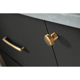 Atlas Homewares Lennox Knob 1 1/4 Inch Warm Brass