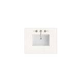 30" Single Top, 3 CM White Zeus Silestone w/ Sink