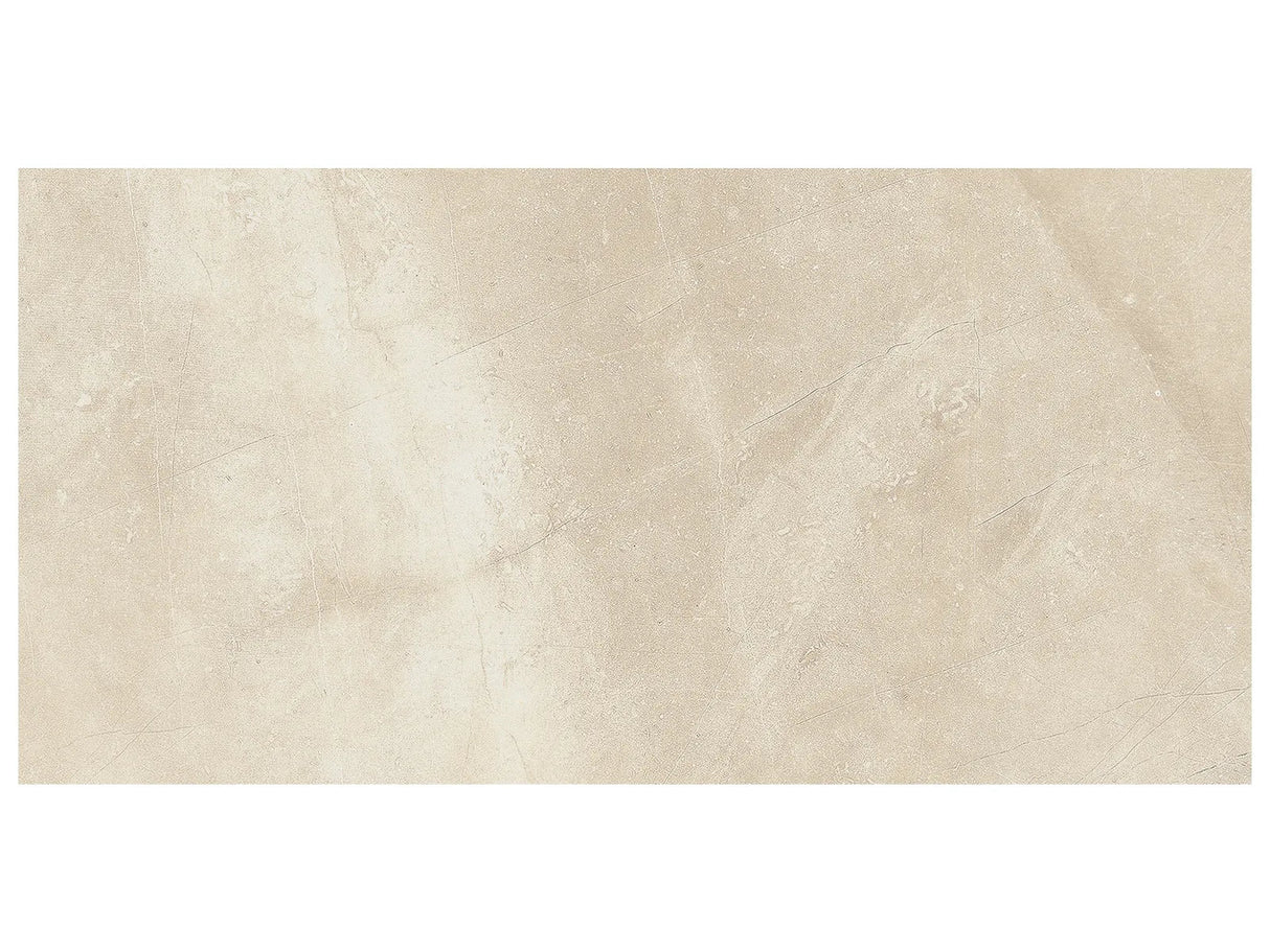 Anatolia Tile 6X12 Classic Pulpis Ivory Glossy Porcelain Wall Tile 57-504  - premium natural stone mosaic tile from Anatolia Tile, available at PoshHaus showroom in Keene, NH