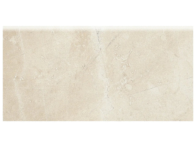 Anatolia Tile 3X6 Bullnose Classic Pulpis Ivory Glossy Porcelain Trim 57-509  - premium natural stone mosaic tile from Anatolia Tile, available at PoshHaus showroom in Keene, NH