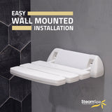 Class 13.78 in. Wall Mounted Folding Shower Seat SS-C