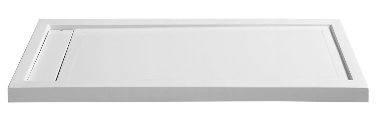 ANZZI SB-AZ013WL Meadow Series 60 in. x 32 in. Shower Base in White