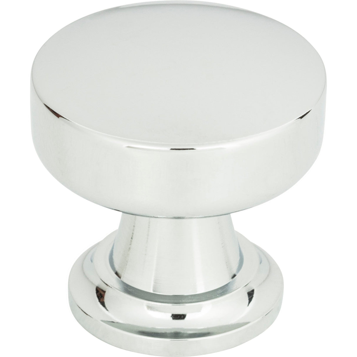 Atlas Homewares Browning Round Knob 1 1/4 Inch Polished Chrome