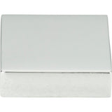 Atlas Homewares Thin Square Knob 1 1/4 Inch Polished Chrome