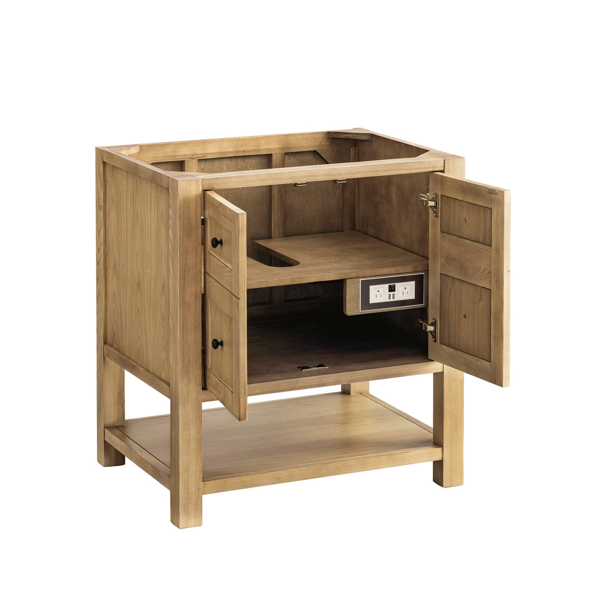 Breckenridge 30" Single Vanity, Light Natural Oak w/ 3 CM Lime Delight Top