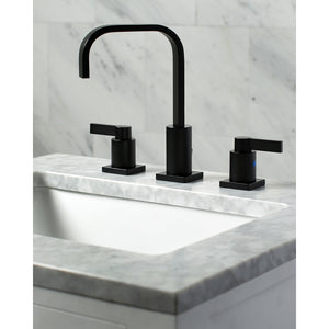Fauceture FSC8960NDL NuvoFusion Widespread Bathroom Faucet, Matte Black