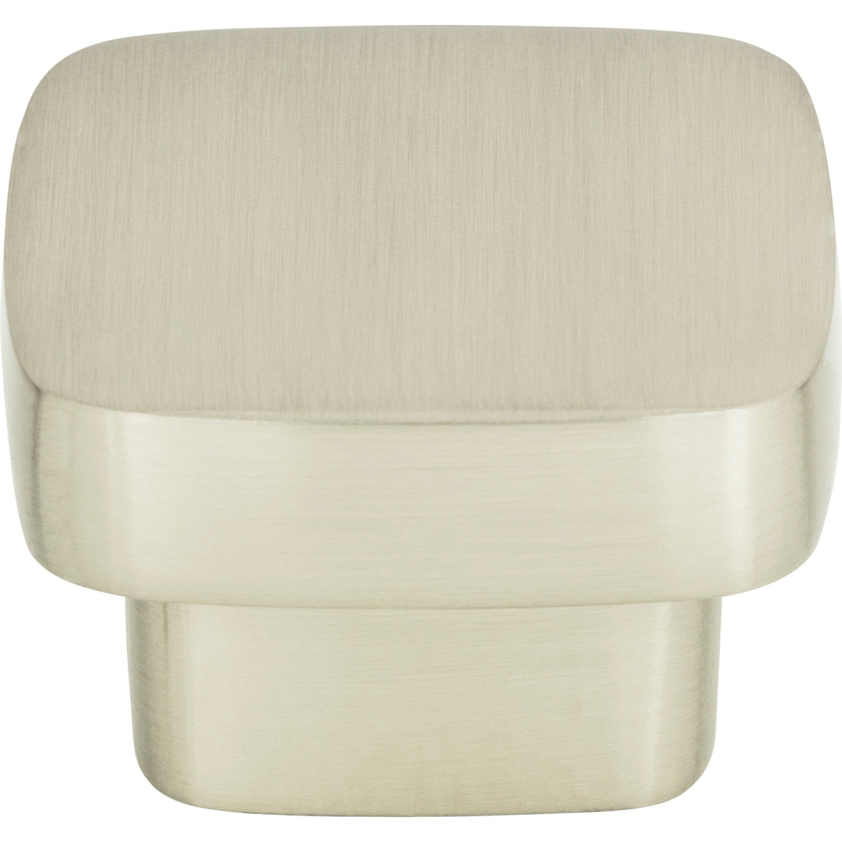 Atlas Homewares Chunky Square Knob Large 1 13/16 Inch Brushed Nickel