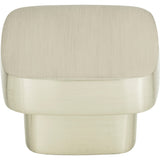 Atlas Homewares Chunky Square Knob Large 1 13/16 Inch Brushed Nickel