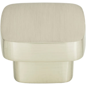 Atlas Homewares Chunky Square Knob Large 1 13/16 Inch Brushed Nickel