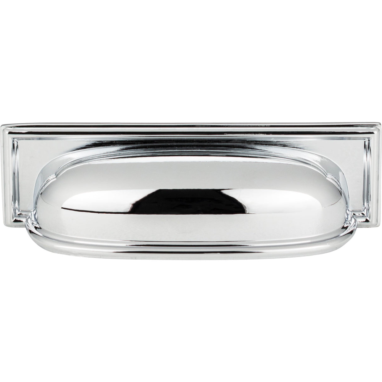 Atlas Homewares Campaign Rope Cup Pull 3 3/4 Inch (c-c) Polished Chrome