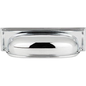 Atlas Homewares Campaign Rope Cup Pull 3 3/4 Inch (c-c) Polished Chrome