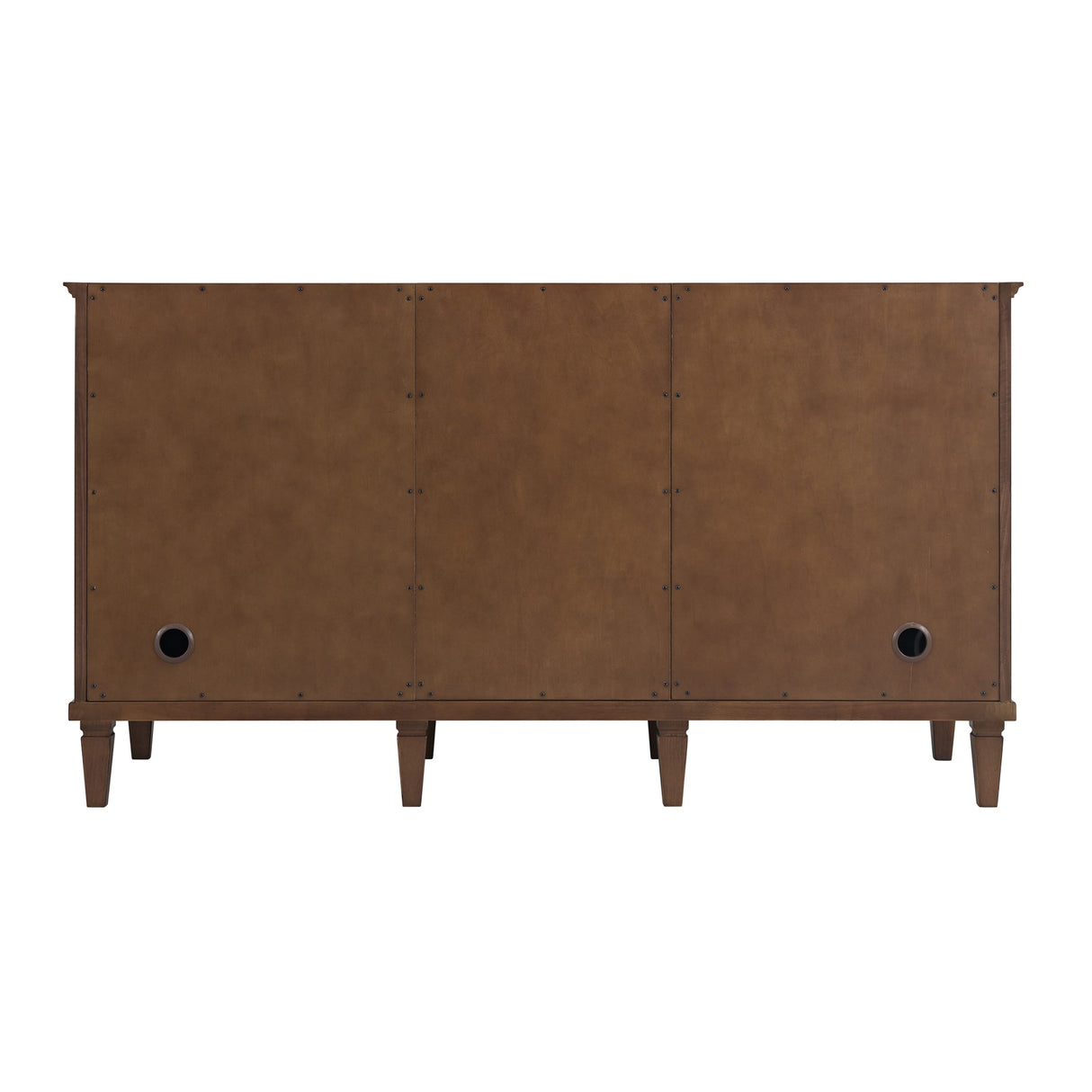 Lorelai 60" Double Vanity, Mid-Century Walnut w/ 3 CM Ethereal Noctis Silestone Top