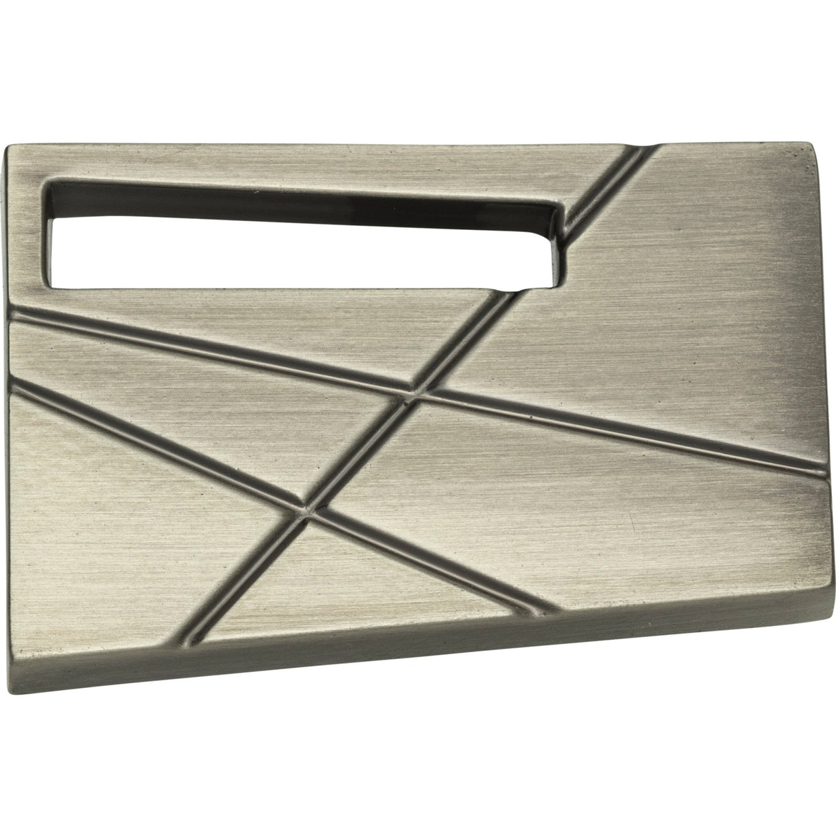 Atlas Homewares Modernist Left Knob 1 3/4 Inch Brushed Nickel
