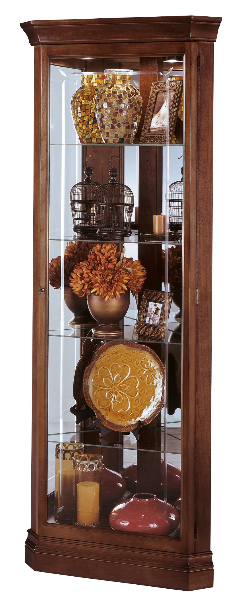 Howard Miller Lynwood Corner Curio Cabinet 680345