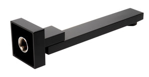 Black Matte Square Foldable Tub Spout
