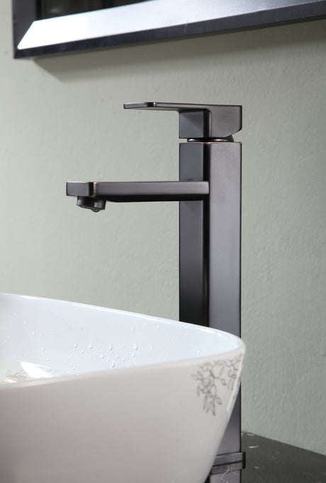 ANZZI L-AZ181ORB Nettuno Single Handle Vessel Sink Bathroom Faucet in Oil Rubbed Bronze
