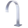 ALFI brand AB1336-PC Polished Chrome Gooseneck Widespread Bathroom Faucet