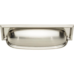 Atlas Homewares Campaign Rope Cup Pull 3 3/4 Inch (c-c) Brushed Nickel