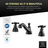 ANZZI L-AZ007ORB Melody Series 8 in. Widespread 2-Handle Mid-Arc Bathroom Faucet in Oil Rubbed Bronze