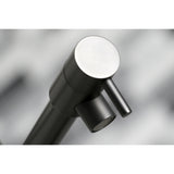 Gourmetier LS8500CTL Continental Single-Handle Pre-Rinse Kitchen Faucet, Matte Black