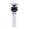 ALFI brand AB9056-PC Polished Chrome Pop Up Drain for Bathroom Sink with Overflow