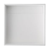 Black Matte 14" Square Solid Surface Resin Sink