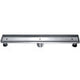 ALFI brand ABLD24A 24" Long Modern Stainless Steel Linear Shower Drain w/o Cover