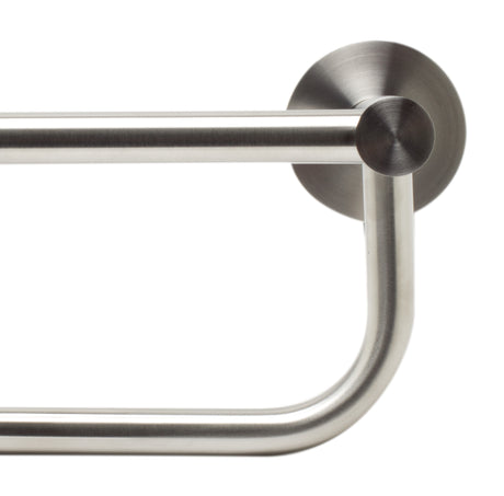 ALFI brand AB9538-BN Brushed Nickel 26 inch Towel Bar & Shelf Bathroom Accessory