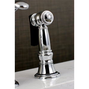 Kingston Brass KS7821TLBS Templeton Single-Handle Widespread Kitchen Faucet, Polished Chrome