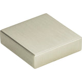 Atlas Homewares Thin Square Knob 1 1/4 Inch Brushed Nickel