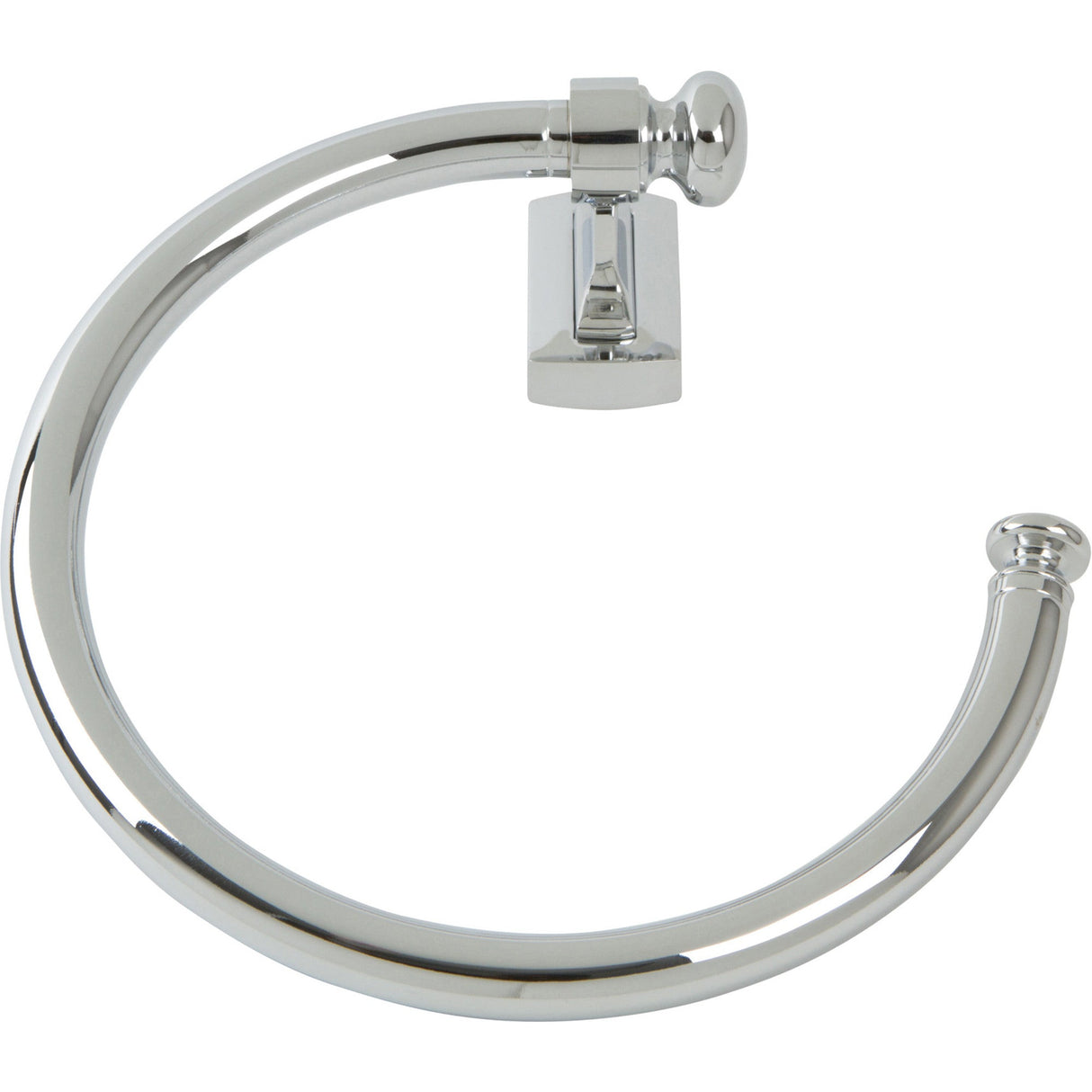 Atlas Homewares Legacy Bath Towel Ring  Polished Chrome