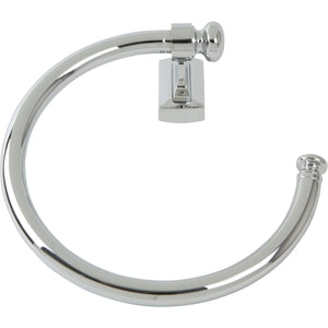 Atlas Homewares Legacy Bath Towel Ring  Polished Chrome