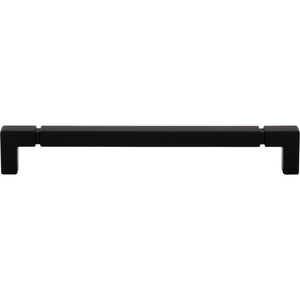 Top Knobs TK3224 Langston Pull 7 9/16 Inch Center to Center - Flat Black