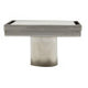 ALFI brand ABSD55B-BSS 5" x 5" Modern Square Brushed Stainless Steel Shower Drain with Solid Cover