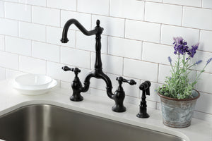Kingston Brass KS7750ALBS Kitchen Faucet, Matte Black