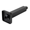 Black Matte 6" Square Ceiling Shower Arm