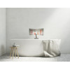 ALFI brand 24 x 12 Brushed Stainless Steel Horizontal Single Shelf Bath Shower Niche