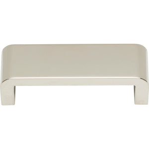 Atlas Homewares Platform Pull 3 3/4 Inch (c-c) Polished Nickel